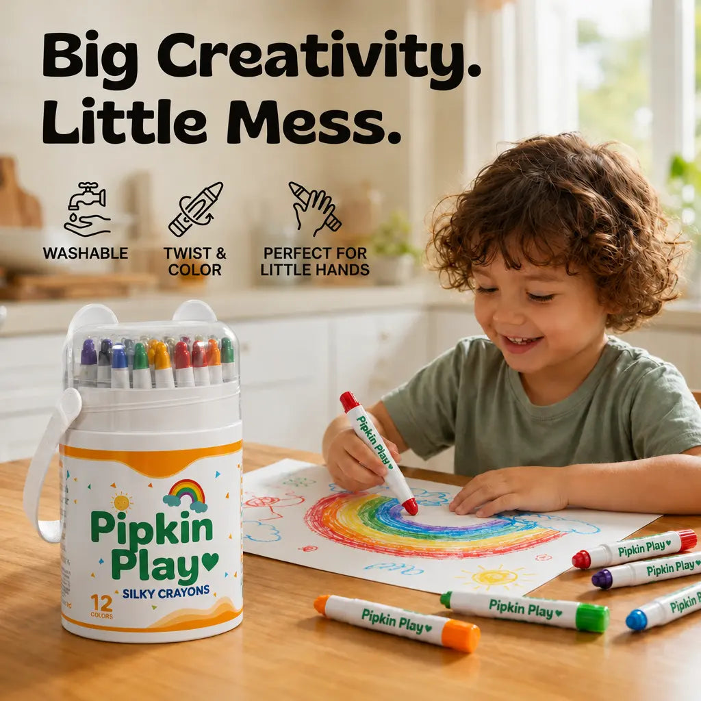 Pipkin Play™ Washable Twist Crayons