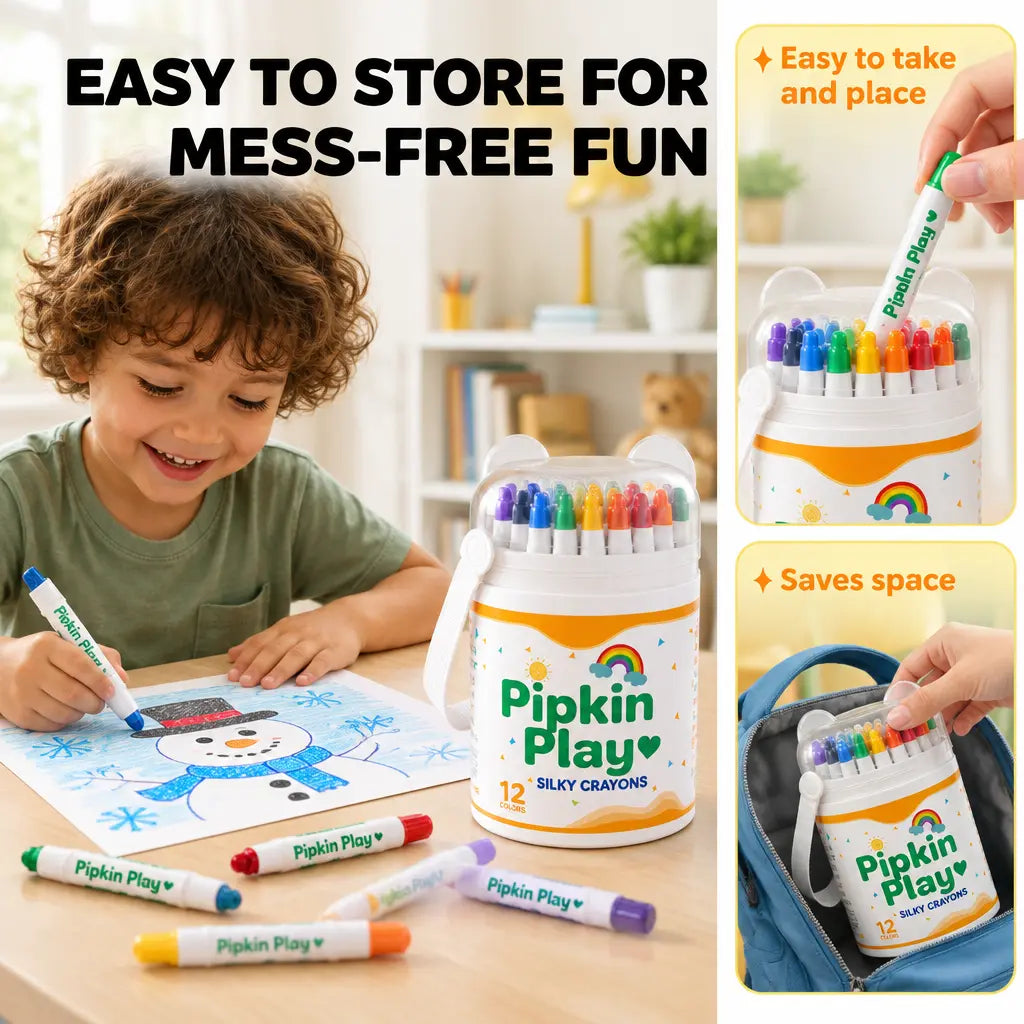 Pipkin Play™ Washable Twist Crayons